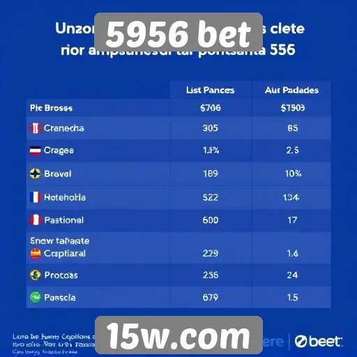 Comparação entre 5956 bet e concorrentes no mercado